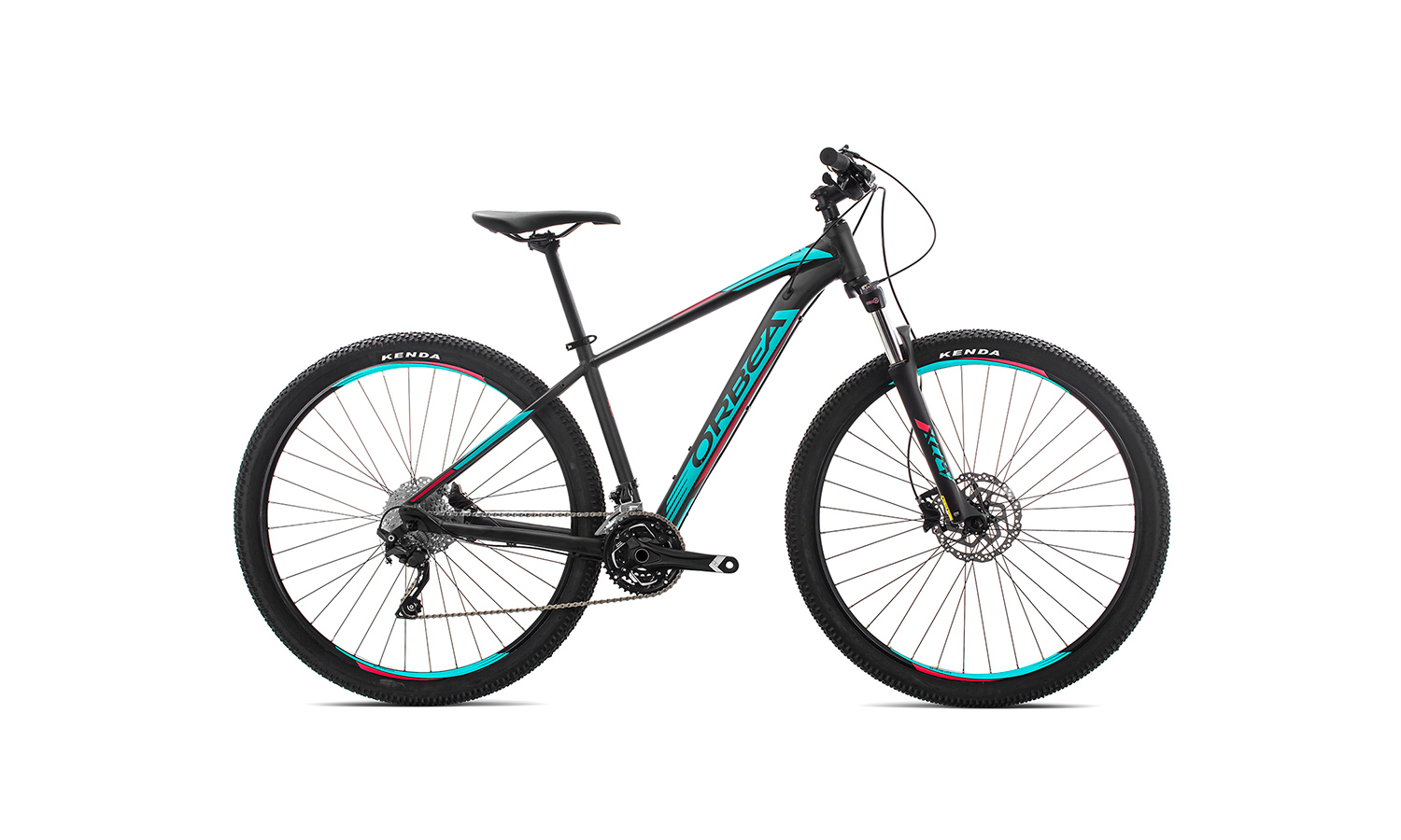 Фотография Велосипед Orbea MX 27 30 (2019) 2019 Черно-голубой
